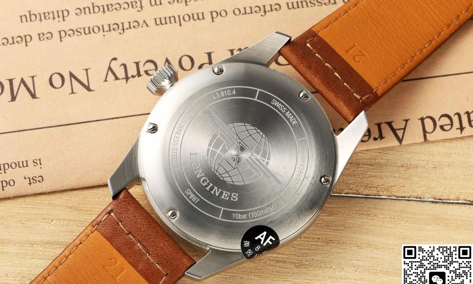 AF Factory Longines Spirit L3.811.4.73.2 1:1 Best Edition Replica Watch